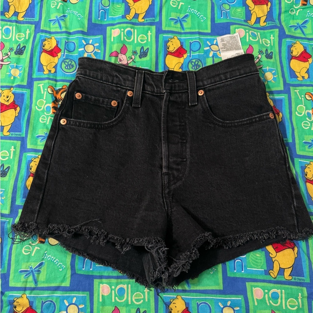 Women's Black Levi’s Ribcage Shorts